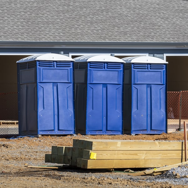 how do you dispose of waste after the portable restrooms have been emptied in Jordan